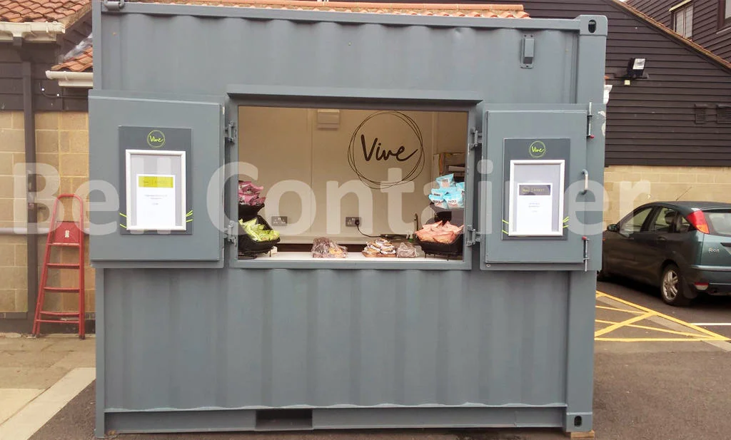 A New 10ft Shipping Container converted into a Mobile Coffee Shop